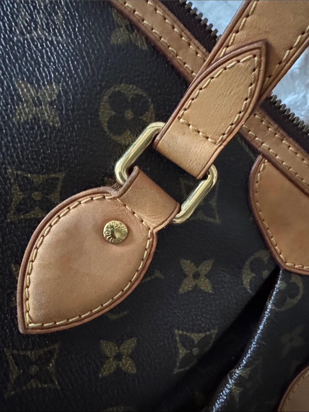 #SALE Closet close Jun26-Aug15 !!#Louis Vuitton Monogram Canvas Palermo PM Tote - Picture 7 of 16